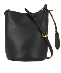 Bucket Crossbody, Leather, Black, DB, 3*
